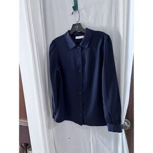 Tory Burch Navy Blue Blouse